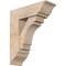Ekena Millwork Merced Traditional Smooth Bracket w/ Offset Brace, Douglas Fir, 7 1/2"W x 22"D x 26"H BKT0806X22X26MRC01SDF - alternate 1